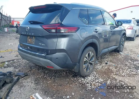 2021 Nissan Rogue Sv Intelligent Awd из США, поврежденный, VIN 5N1AT3BB0MC742331